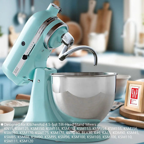 Stainless Steel Spiral Dough Hook Replacement For 4.5 Quart And 5 Quart Tilt Head Mixers Built To Last Rust Resistant Easy Clean