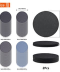 6 Inch Hook And Loop Sanding Discs Set With 80 Pcs Wet Dry Sandpaper Grits 1000 1500 2000 3000 And 2 Foam Pads shown in stacks
