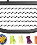 TERUISI electric vegetable chopper blade accessory with crinkle potato and wavy blades for GJ817, Amazon brand