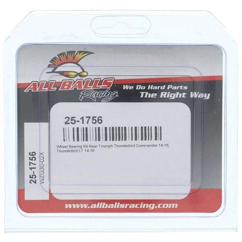 Beefed Up Wheel Bearing Kit For Triumph Thunderbird Commander And LT 2014 2015 2016 ABEC 3 High Speed Bearings packaging