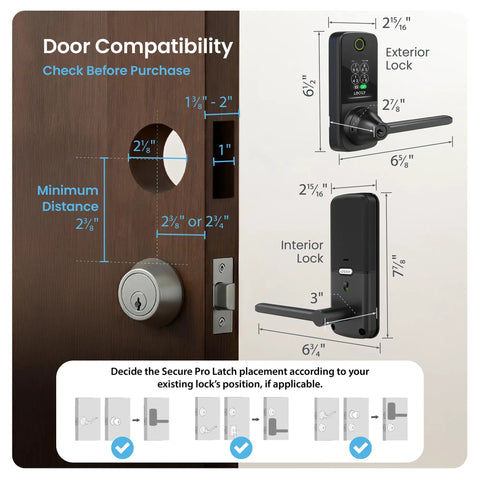 Ultra Smooth Ai Biometric Fingerprint Smart Lock Door Handle With Easy Peasy No Sweat Keyless Entry And Quick As Lightning Auto Unlock To Keep Your Crib Secure Today