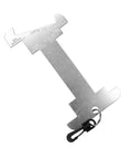 9 Inch Aluminum Shellfish Gauge with Clip Rugged Lightweight Measuring Tool for abalone lobster clam sea fishing scuba diving