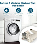 Front Load Washer Drain Pump Assembly Replacement Works With GE Models WH23X10038 And WH23X25461 120V 60Hz near front-load washer