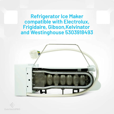 Ice Maker Replacement Kit For Frigidaire Refrigerators Fits CFD26SDS0 CFD27SDPS0 CFD28SDS9 E23BC68JPS Series And More DIY-friendly part