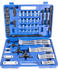 Heavy Duty Gear Puller Set With 2 And 3 Jaw Configurations 4 Piece Kit For Internal And External Pulling Includes 3 4 6 And 8 Inch Pullers