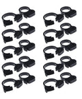 Double Gripping Nylon Hose Clamps With Snap Grip For Ultra Secure Low Pressure Hose Connections In The 18.8 To 20.6 Millimeter Range Three Quarter Inch Size Reusable Easy To Install Nylon Plastic Clamps 20 Pack