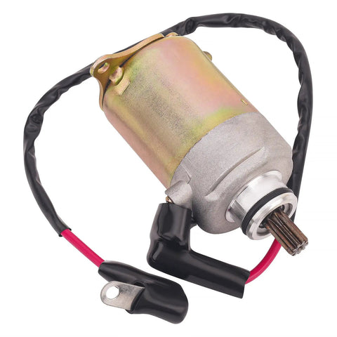 GY6 Engine Starter 12 Volt 9 Spline Shaft Compatible With 150cc 200cc 250cc 4 Stroke ATV Dirt Bikes Scooters Go Kart For Quick Starts