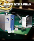 Pro Jewelry Steam Cleaner With 4 Kg Steam Pressure Foot Pedal Control Auto Water Supply Nozzle Hose And Stainless Steel Design