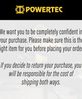 Powertec purchase confidence policy for Curl Machine Attachment For Your Workbench With 200 Lb Capacity Plate Loaded Bicep Builder Station Premium Home Gym Accessory For All Powertec Workbenches Easy Setup And Durable Arm Workout Gear