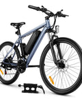 Quick Release Fork Mount Bracket For Car Roof Racks With Front And Rear Mounts beside blue bike, easy install, lightweight aluminum.