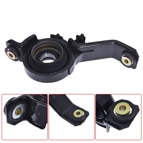 Heavy Duty Drive Shaft Center Support Bearing For 2007 Through 2017 Jeep Compass Patriot showing black rubber steel core construction.