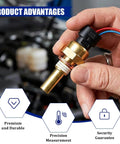 Premium Car Engine Coolant Temperature Sensor With Plug And Play Pigtail Cable Direct Swap Water Temp Probe for Chevy Yukon.