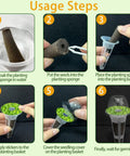 Usage steps for 67 Piece Seed Pod Kit For Indoor Hydroponics System Compatible With Most Hydroponics Garden Setups