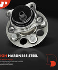 Rear Wheel Bearing And Hub Assembly With ABS And 5 Lug Built Tough For Toyota Prius 2010 2015 And Prius Plug In 2012 2015