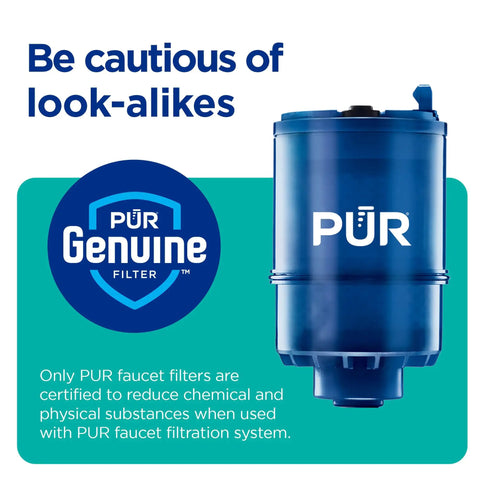 Vertical Faucet Mount Water Filtration System With Lead Reducing Filter No Brainer Easy Install 100 Gallon Capacity Genuine Filter