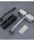 Hydraulic Door Closer With Soft Close Zinc Alloy Golden Finish No Slam Self Closing Door Hardware disassembled parts
