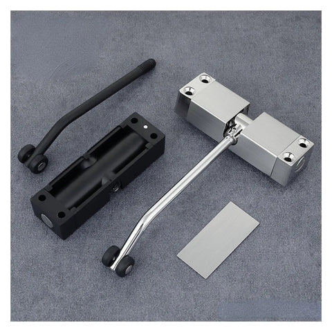 Hydraulic Door Closer With Soft Close Zinc Alloy Golden Finish No Slam Self Closing Door Hardware disassembled parts