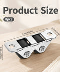Mini Fixed Drawer Rubber Caster Wheels Featuring A Slick Low Profile Build That Rolls Smooth As Butter And Stays Dead Steady For Zero Drama Furniture Glide Every Time showing dimensions and design.