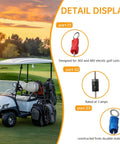 Three Pack 3 Amp Golf Cart Solenoid Resistor Precharge Unit For 36 Volt 48V Electric Carts Club Car Yamaha EZGO Compatible detail display.