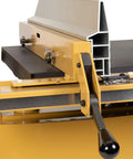 Close-up of ArmorGlide 18-Inch Woodworking Bandsaw With 5 HP 230V 1Ph Power, PM1800BT Model miter gauge and work surface