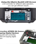 10 Channel 2.4GHz RC Transmitter With iA6B Receiver showing LCD screen and controls for boats, helicopters, multirotors