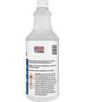 Pro Grade 99.9% Isopropyl Alcohol Gallon Pack With Heavy Duty Spray Nozzle, 4 Bottles Of 32 Oz Each, Top Shelf Purity For Cleaning Electronics, Surfaces, And General Use, Made In USA bottle label