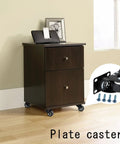 Heavy Hitter 4 Inch Furniture Caster Wheels Featuring Quiet Polyurethane Rollers And Secure Locking Swivel Brakes Built For No Sweat Furniture Hauling And Long Haul Durability 4 Pack on a brown cabinet.
