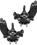 Front Suspension Kit For Ford Focus 2012 2013 With 2 Steering Knuckles Wheel Hub Bearings 2 Struts And Coil Springs And 2 Sway Bar End Links