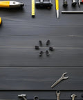 Kickass Stainless Steel Ball Plunger Screws With Hex Socket Fasteners for Heavy Duty Hardware Applications arranged with tools.