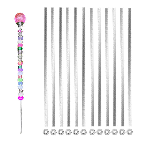 Massive 24 Piece M4 And 8 By 32 Inch Threaded Rods And Studs Kit With 12 12.99in Fully Threaded Rods 12 Stainless Steel Hex Nuts