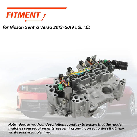 RE0F11A JF015E CVT Transmission Valve Body With Solenoid Replacement For Nissan Sentra 2013 To 2019 1.6L 1.8L Fits Great Real Quick Direct With 31705 X428E 31705 X428B