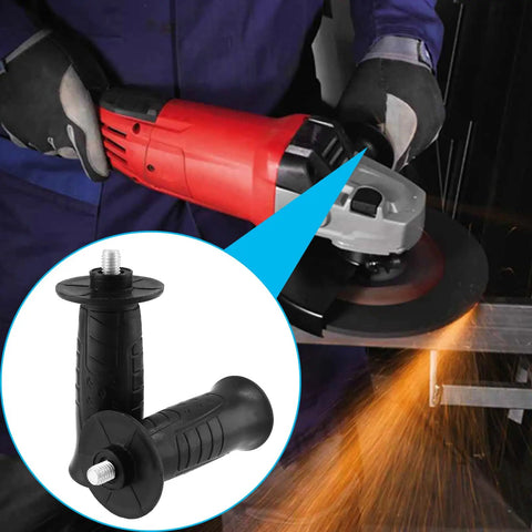 Two Pack 8mm Thread Angle Grinder Side Handle Replacement, Plastic Sander Grip, Non Slip, Easy Install, Fits Most Angle Grinders.