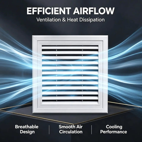 Ceiling Access Panel With Built In Filter Grid Louvered Hinged Vent Cover For Drywall Ceilings Traps Every Speck Of Dust And Debris From Return Air Systems Heavy Duty Mesh Easy Peasy Install with breathable design and ventilation.