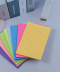 Colorful 4x6 Inch Sticky Notes, Eight Bright Colors, 320 Sheets Total Across Eight Pads, Mega Sticky Adhesive on desk