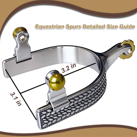 Gentle Roller Spurs With Wheat Engraving And Leather Straps, Stainless Steel English Western Riding Spurs For Men And Women, Safe Cues For Training And Dressage, Trainer Approved Equestrian Gear