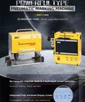 Metal Dot Peen Marking Machine With Magnetic Base Portable Marking Workhorse for Serial Numbers and VINs 150x80mm