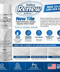 Seymour 20-51 Ceiling Renew Spray Paint, New White, 16 oz Can, professional-grade for acoustic and textured ceilings.