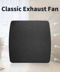 Quiet 110 CFM Bathroom Exhaust Fan With 1.0 Sone, 5.9 Inch Duct, Square Ceiling Or Wall Mount, ABS Plastic Construction
