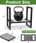 Heavy Duty Foldable Garden Kneeler and Seat with Handle, shown with a 350 lb weight, dimensions displayed, foldable design for compact storage.
