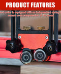Installed Double Wheel Bearing Stock Roller For Featherboards On Table Saws Router Tables And Band Saws Jig Guide Pro Grade Aluminum Alloy