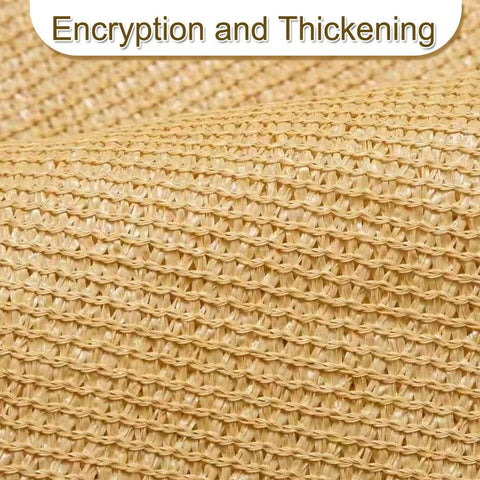 Close-up of Dope Outdoor Sun Shade Cloth Mesh Tarp texture, HDPE material showing encryption and thickening detail.