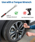 Installing 12x1.5 Lug Nuts Six Spline Closed End Chrome Acorn Lug Nuts on wheel with torque wrench, no electrical tools