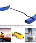 Inflatable Kayak Stabilizer Outrigger Kit With Dual PVC Floats For Canoe And Kayak No Fuss Easy Install Boat Balance Accessory