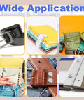 Wide application of Top Shelf Chicago Binding Screws M5 X 6Mm in 50 silver sets creating durable leather goods.
