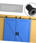 Four Piece Carbon Steel Track Spacers For Sliding Barn Doors Replacement Hardware Kit No Fuss Install Built To Last Compatible With Flat Track Systems Sturdy Connectors For Easy Wall Mount And Smooth Door Alignment