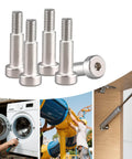 Five Pack Stainless Steel Hex Socket Shoulder Bolts 8mm Shoulder Diameter M6 Thread 40mm Long Built Tough Rust Resistant