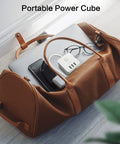 Ultra Compact Six Outlet Surge Protector With Three AC Outlets And Three USB Ports in travel bag