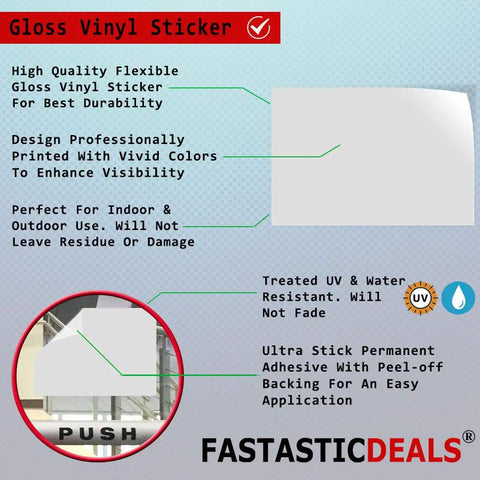 Heavy Duty 10 By 7 Inches Vinyl Sticker For PPE Storage Cabinet Label Decal Weatherproof UV Resistant Industrial Safety Sign Built To Last For Workshops And Warehouses