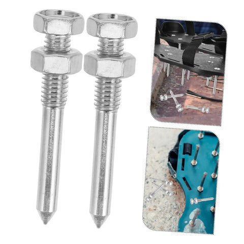 20-Piece Lawn Aerator Shoes With Metal Spikes, Easy Install Scarifier Boots For Aerating Grass showing metal spike details.
