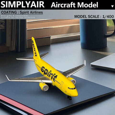 Spirit 1 To 400 Scale Airplane Model Kit For Collectors And Display With Alloy Body And Plastic Base on a notebook